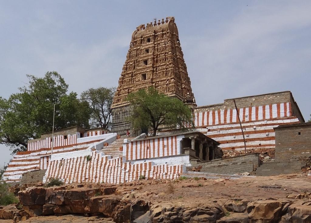 Entrance of Pushpagiri Temple Complex in Kadapa