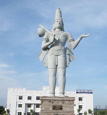 Front view of Tallapaka Annamacharya Temple, a famous Place to Visit in Kadapa